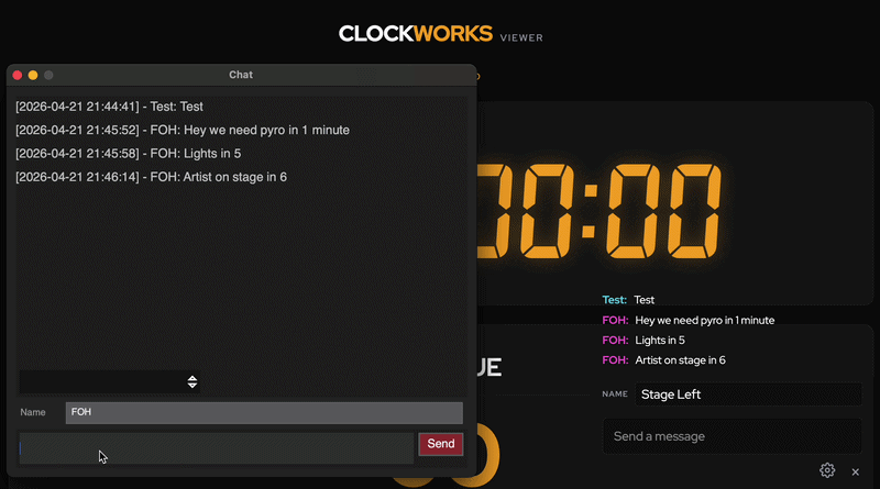 Clockworks Chat