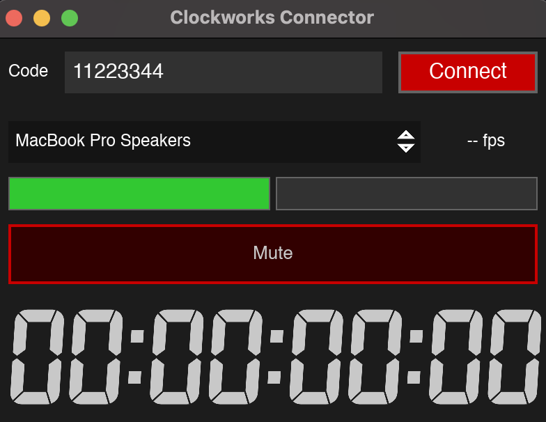 Clockworks Connector interface